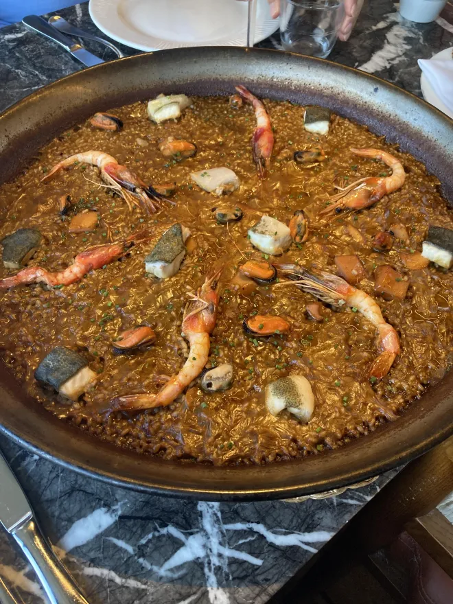 Excellent Spanish food