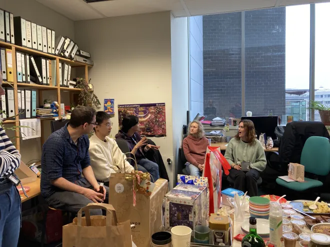 Khadija is telling a story