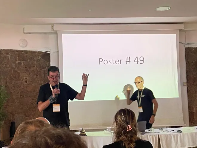 Joris presenting