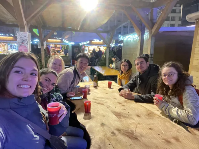 Visiting the Christmas market